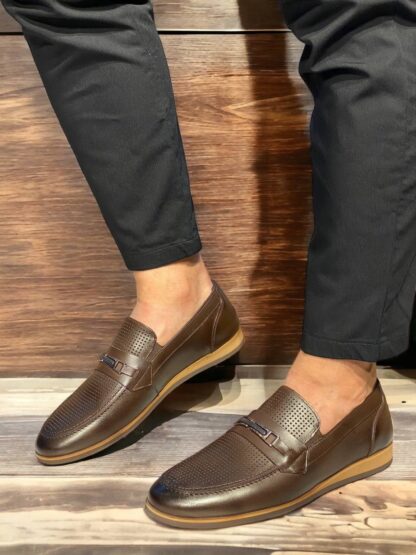 Brown Leather Loafer