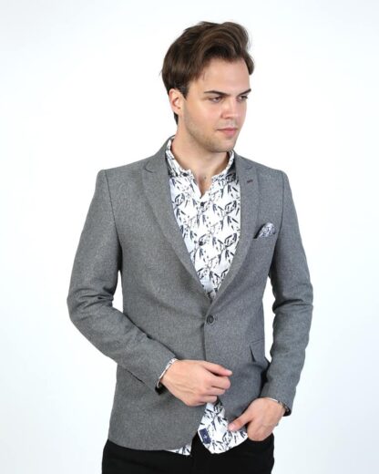 Dark Gray Blazer - Image 2