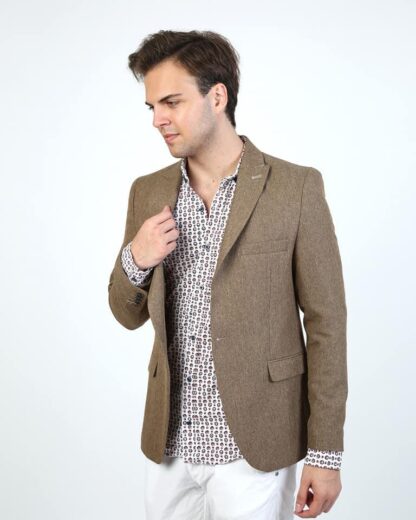 Sand Brown Blazer - Image 3