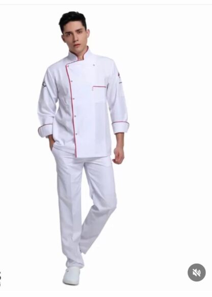 Kısa kollu aşçı kıyafeti - Short sleeve cook outfit - Image 2