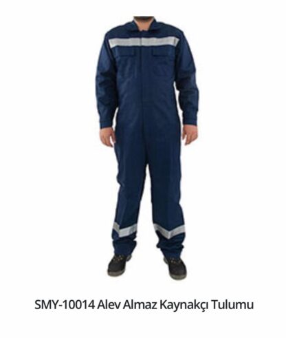 SMY-10014 Alev Almaz Kaynakçı Tulumu