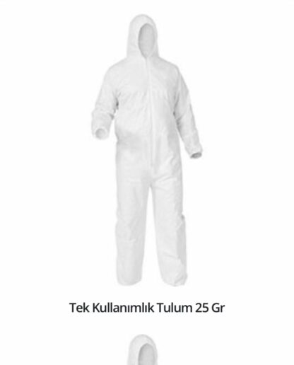 Tek Kullanımlık Tulum 25Gr