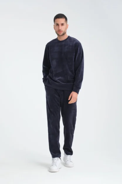 Şönil Kumaş Baggy Kalıp Sweatshirt & Eşofman Altı Takım