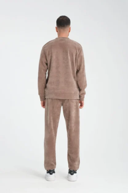 Şönil Kumaş Baggy Kalıp Sweatshirt & Eşofman Altı Takım - Image 8