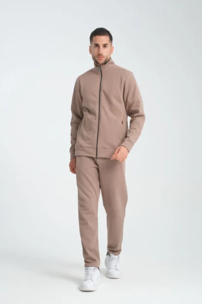 Pike Kumaş Fermuarlı Dik Yaka Sweatshirt & Eşofman Altı - Image 2