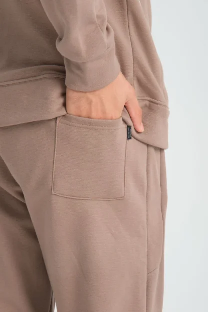 Pike Kumaş Fermuarlı Dik Yaka Sweatshirt & Eşofman Altı - Image 7
