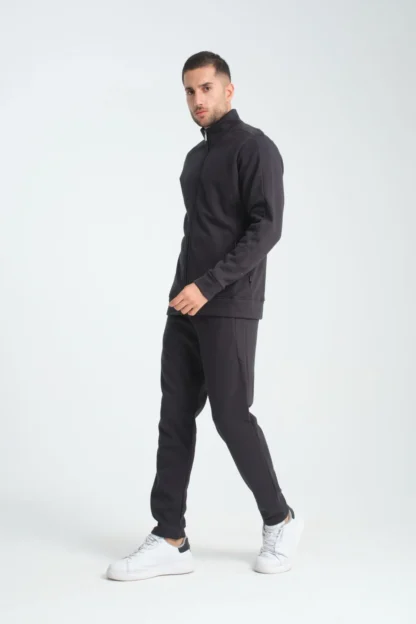 Pike Kumaş Fermuarlı Dik Yaka Sweatshirt & Eşofman Altı - Image 4