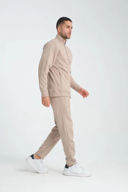 Pike Kumaş Fermuarlı Dik Yaka Sweatshirt & Eşofman Altı - Image 5