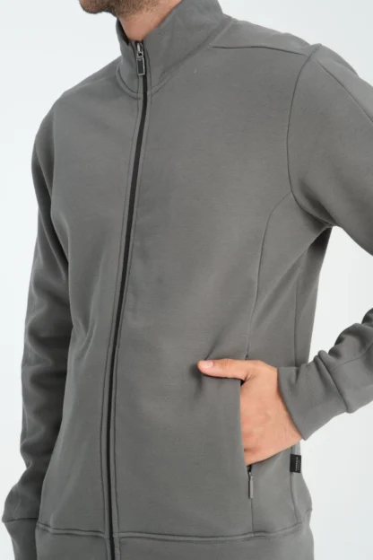 Pike Kumaş Fermuarlı Dik Yaka Sweatshirt & Eşofman Altı - Image 6