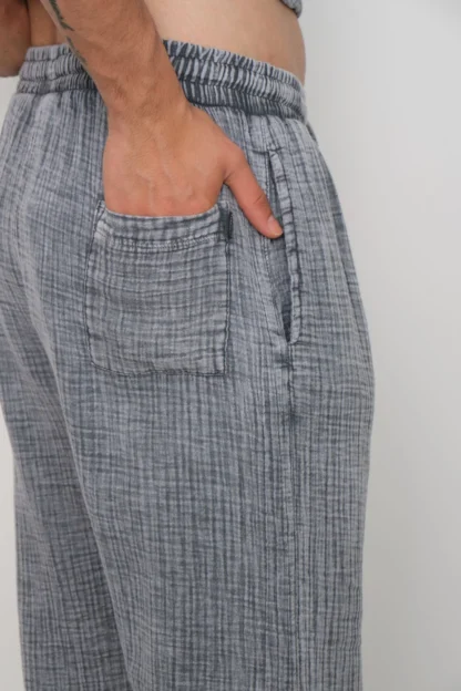 Asit Yıkamalı Oversize T-Shirt & Baggy Eşofman Altı Takım - Image 5