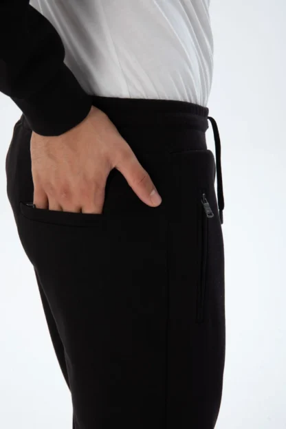 Pike Interlok Dik Yaka Fermuarlı Eşofman Takımı - Image 7